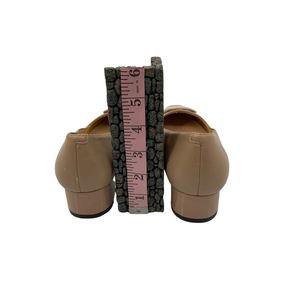 Trotters Delse Nude Patent Leather Block Heel Pumps Size 7 1/2 Women’s - Picture 8 of 10